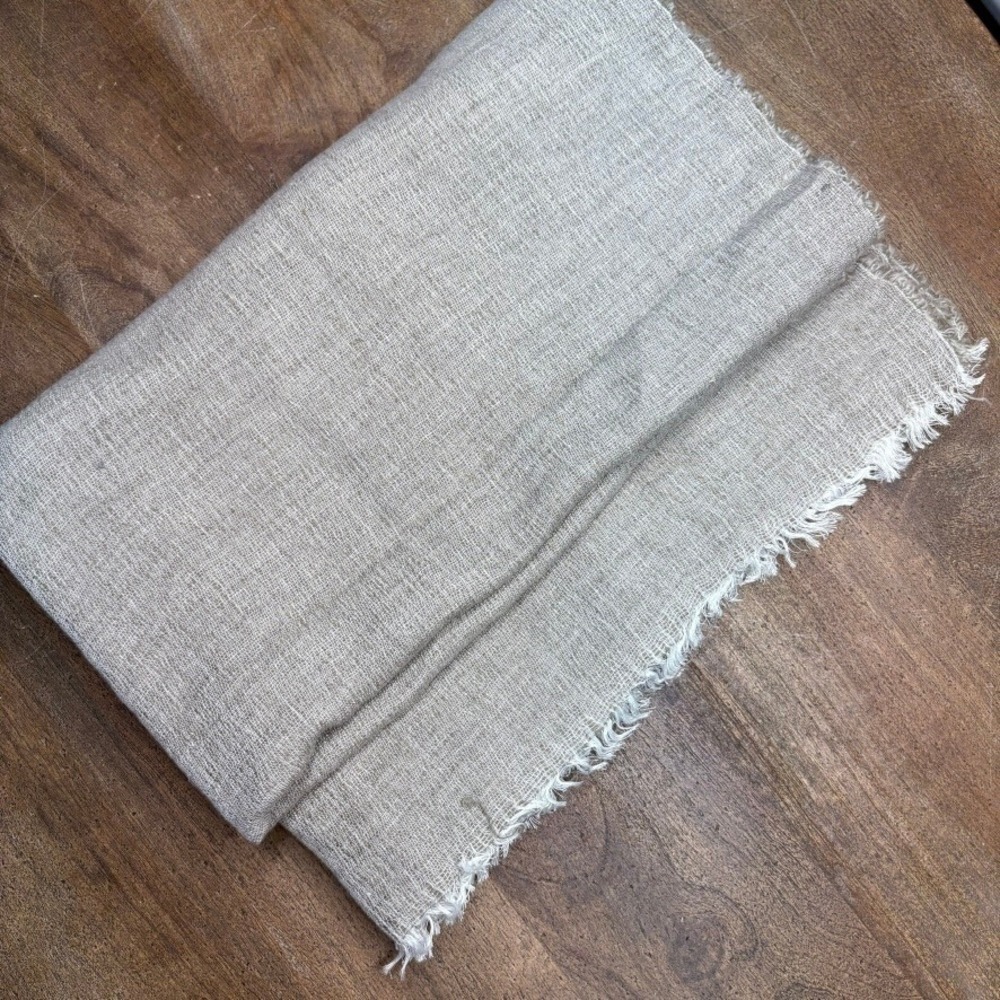 Liebeskind Berlin Wool Blend Scarf 27X77 Quiet Luxury Minimalist - Picture 4 of 7